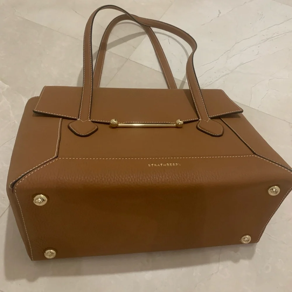 Strathberry Tan Tote Bag - Picture 6 of 17